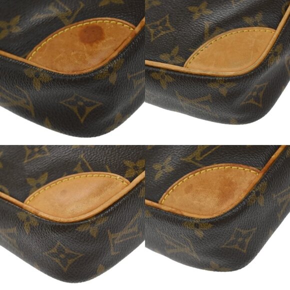 LOUIS VUITTON Danube Shoulder Bag Monogram Leather Brown France - Picture 13 of 15